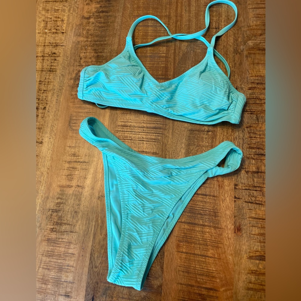 CUPSHE teal bikini